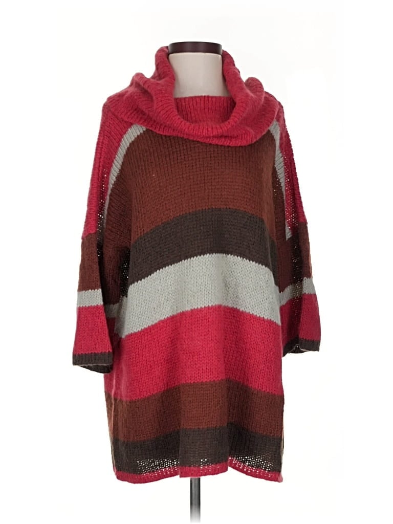 Pre-owned Wooden Ships Poncho In Red
