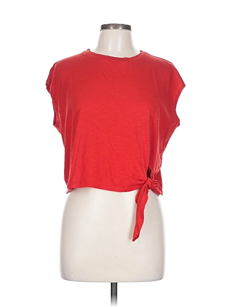 Pre-owned Banana Republic Factory Store Short Sleeve T-shirt In Red