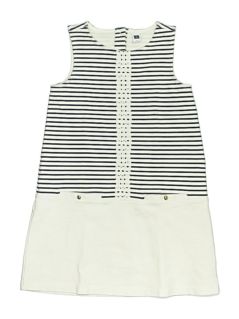 Pre-owned Janie And Jack Kids' Dress In White