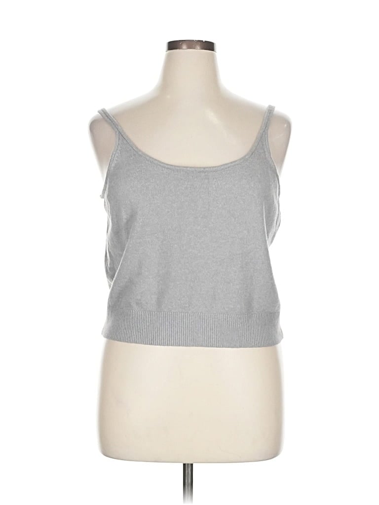 Pre-owned Old Navy Sweater Vest In Silver