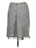 Apostrophe 100% Polyester Tweed Silver Casual Skirt Size 8 (petite) - photo 2