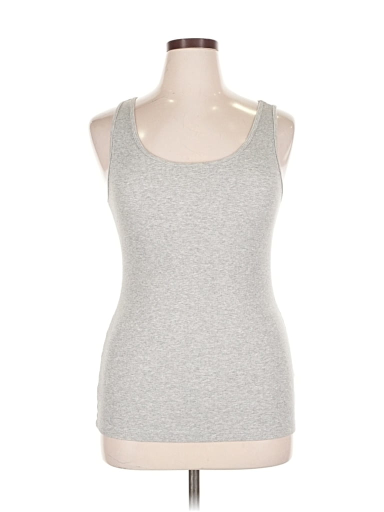 Pre-owned Gap Tank Top Gray Strapless Neckline Tops