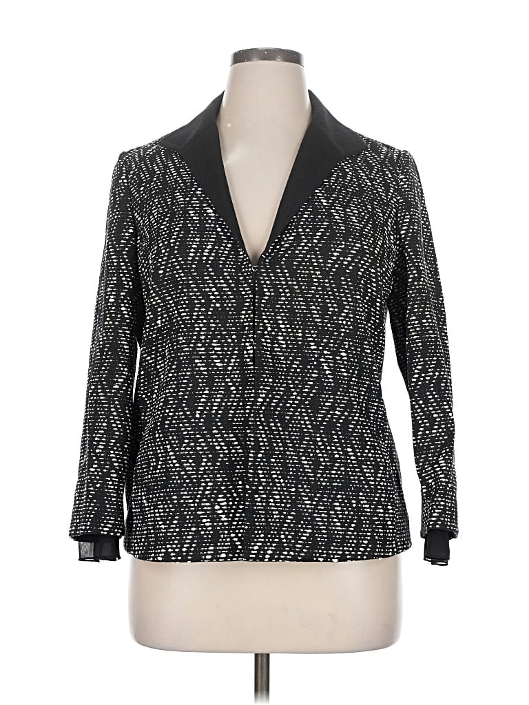 Pre-owned Lafayette 148 Blazer Jacket In Black