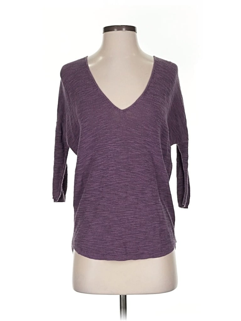 Pre-owned Express Pullover Sweater In Purple