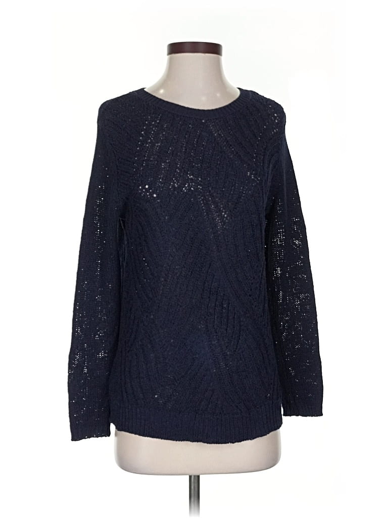 Pre-owned Talbots Pullover Sweater In Blue