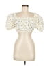 Zara Yellow Short Sleeve Blouse Size M - photo 1