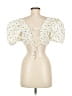 Zara Yellow Short Sleeve Blouse Size M - photo 2