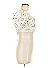 Zara Yellow Short Sleeve Blouse Size M - photo 4