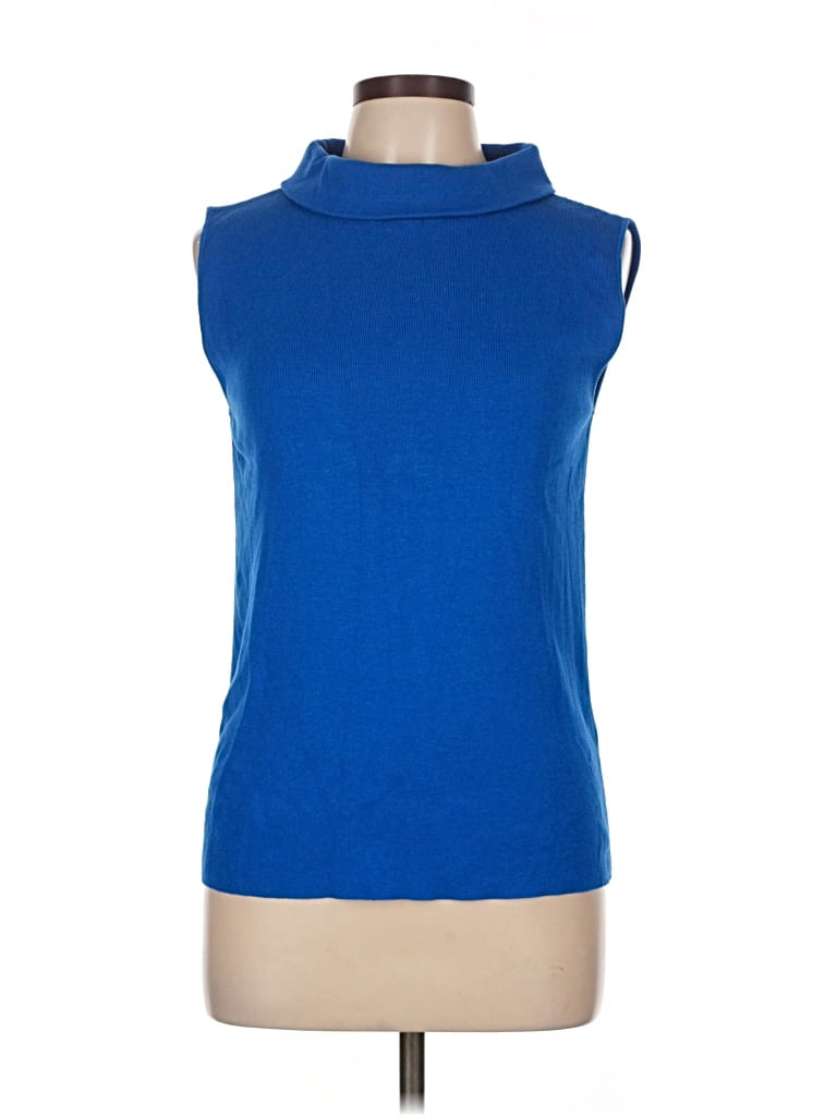 Pre-owned Talbots Sleeveless T-shirt In Blue