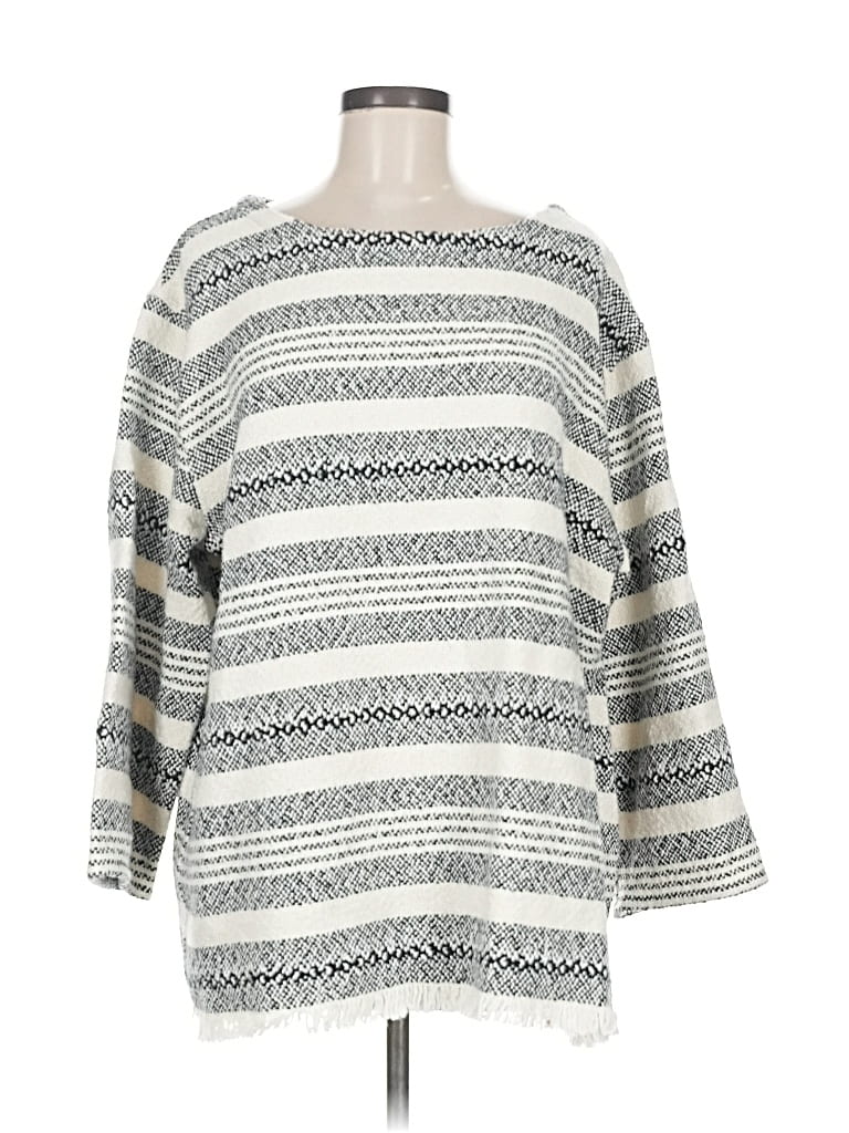 Pre-owned Eileen Fisher Pullover Sweater In Gray