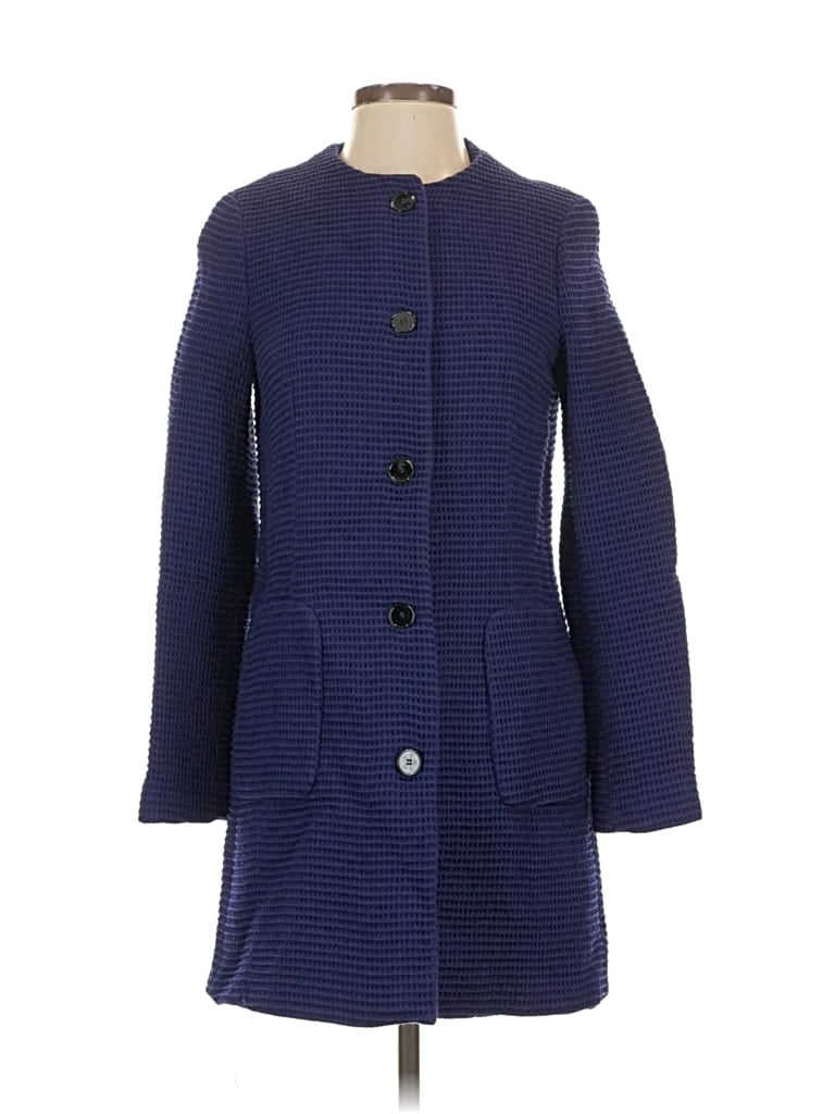 Pre-owned Zara Coat In Blue