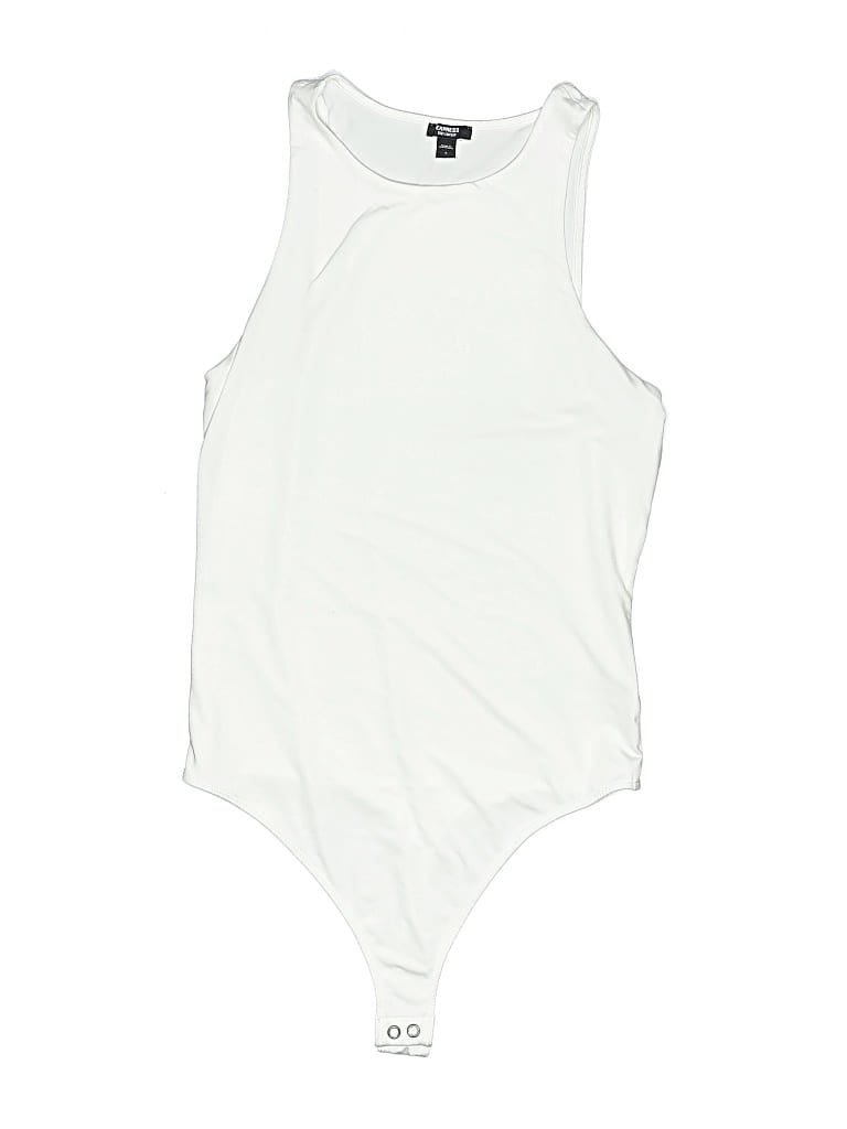 Pre-owned Express Bodysuit In White