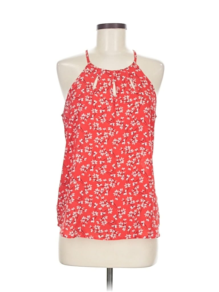 Pre-owned Papermoon Sleeveless Blouse In Red