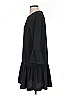 Ganni Solid Black Casual Dress Size XS - photo 5