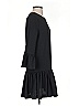 Ganni Solid Black Casual Dress Size XS - photo 4
