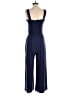 Anrabess Solid Blue Jumpsuit Size S - photo 2