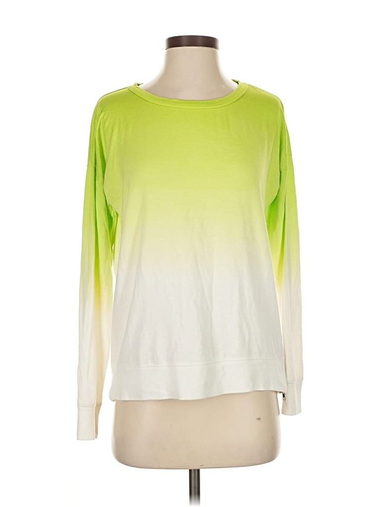 Pre-owned Pj Salvage Long Sleeve T-shirt In Green