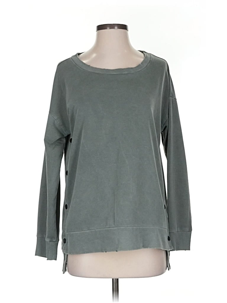 Pre-owned Peyton Jensen Sweatshirt In Green