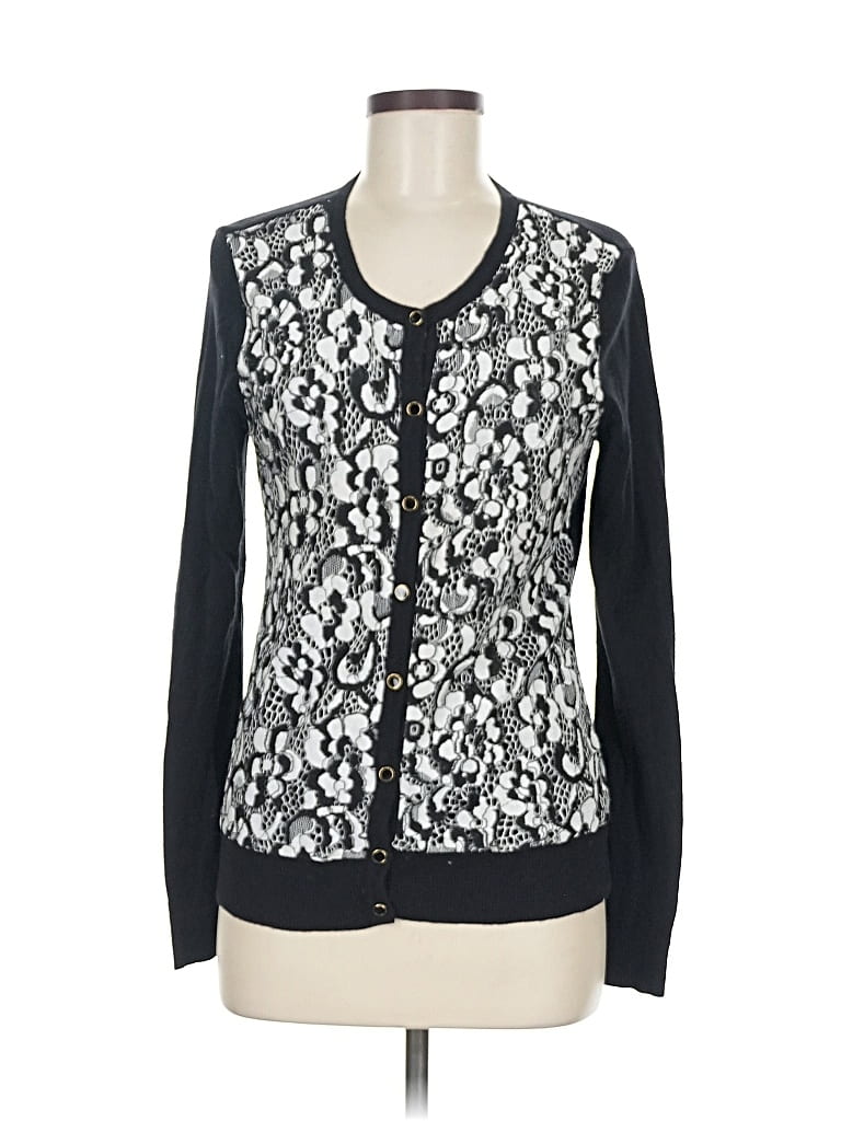 Pre-owned 7th Avenue Design Studio New York & Company Cardigan Sweater In Black