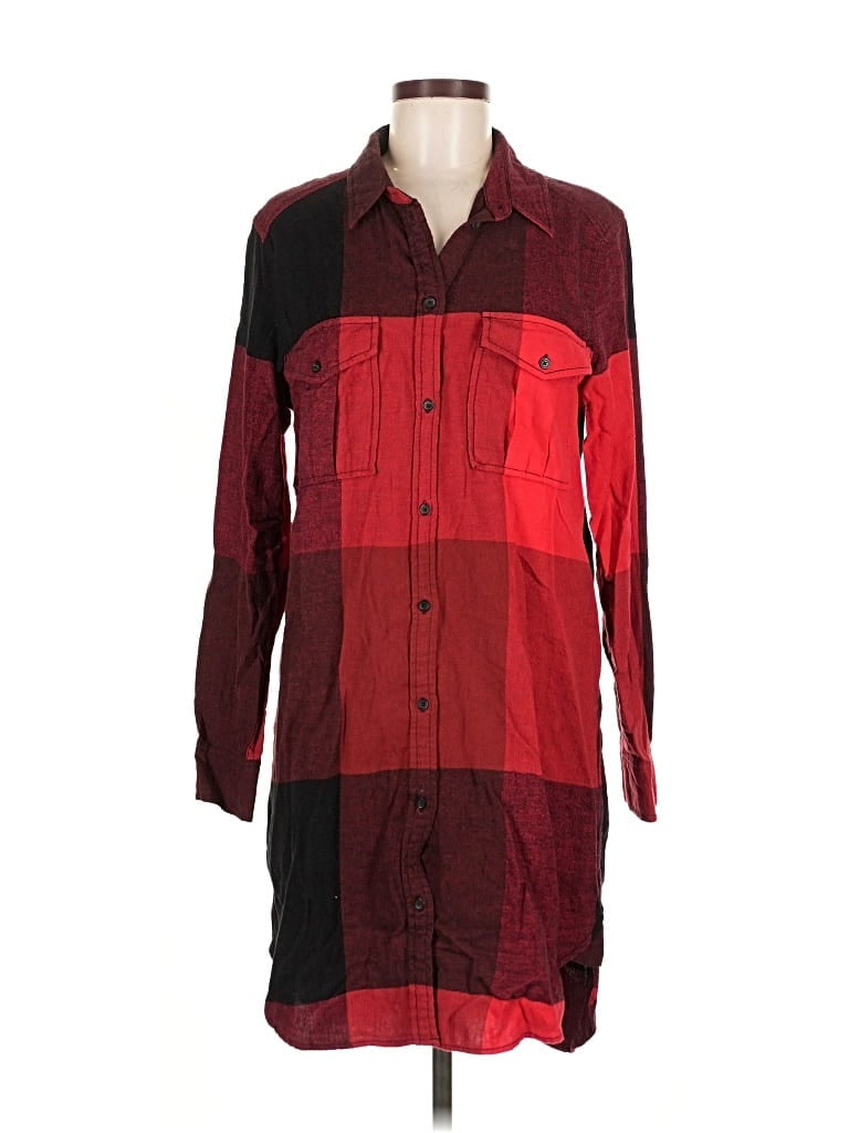 Pre-owned Wilfred Free Long Sleeve Button Down Shirt In Red