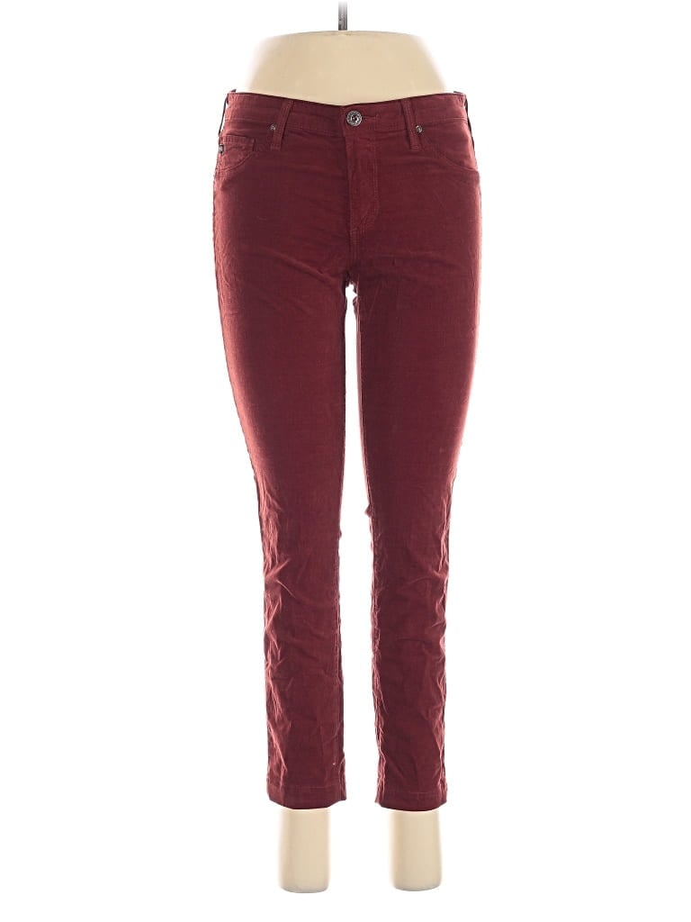 Pre-owned Adriano Goldschmied Jeans In Burgundy