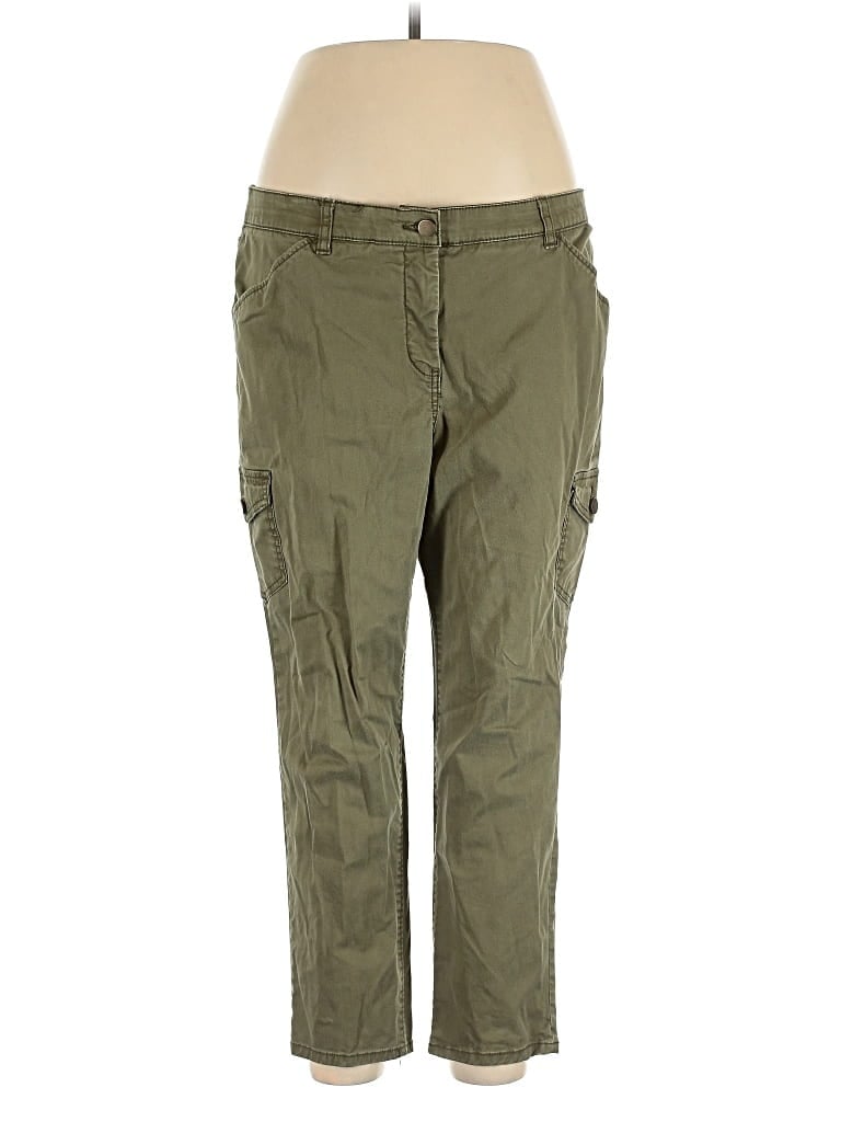 Pre-owned Charter Club Cargo Pants In Green