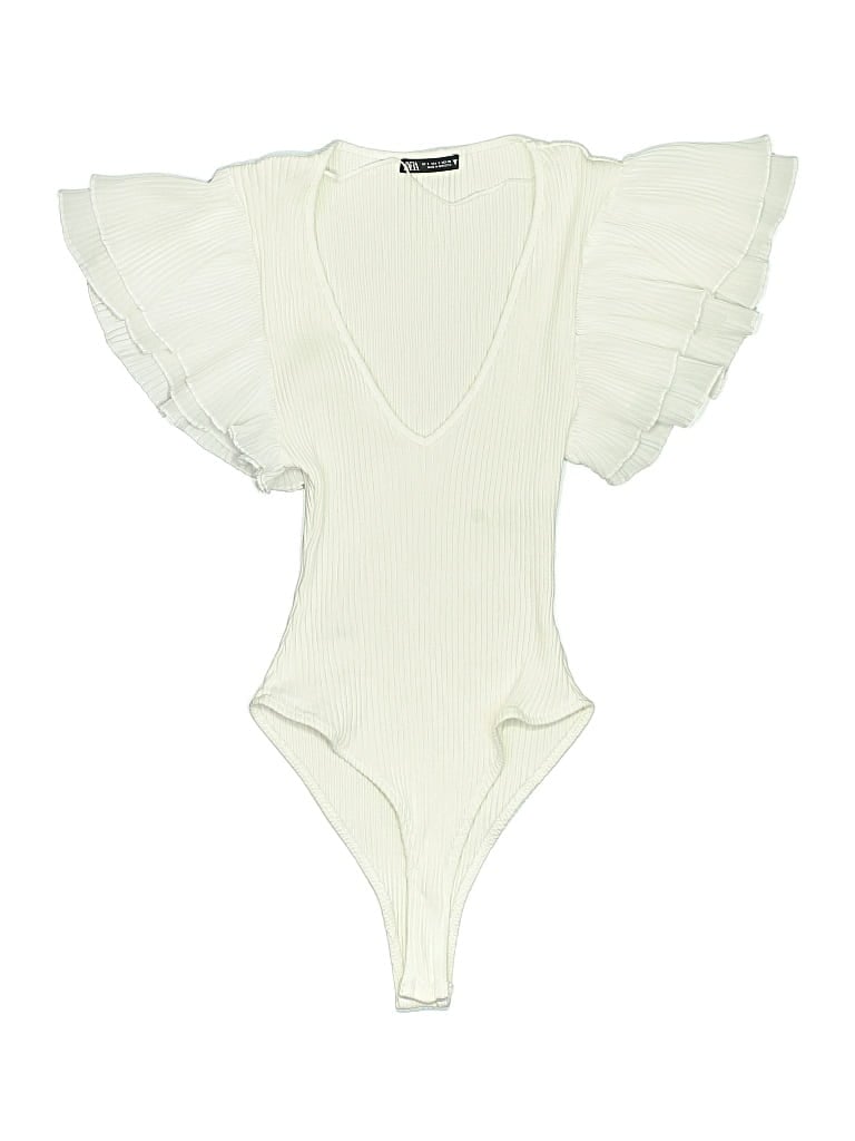 Pre-owned Zara Bodysuit In White