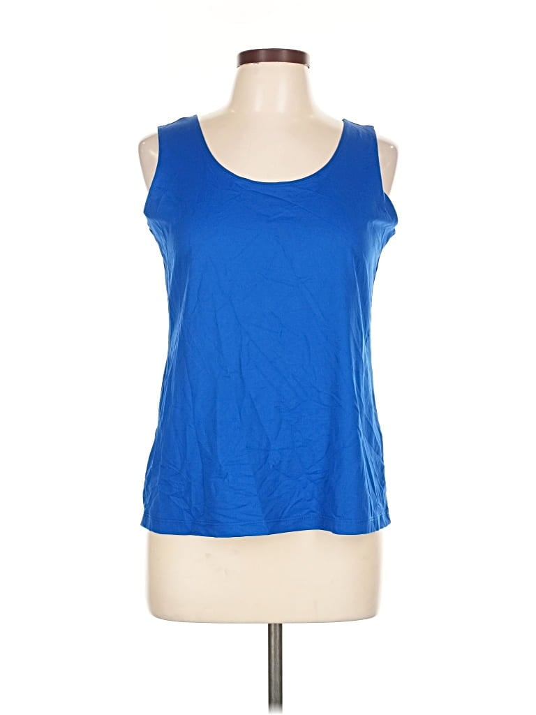 Pre-owned Chico's Sleeveless T-shirt In Blue