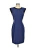 Rebecca Taylor Color Block Blue Cocktail Dress Size 4 - photo 1