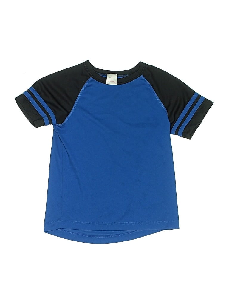 Pre-owned Hanna Andersson Kids' Short Sleeve T-shirt In Blue