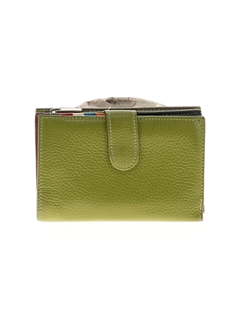 Pre-owned Vera Pelle Wallet In Green