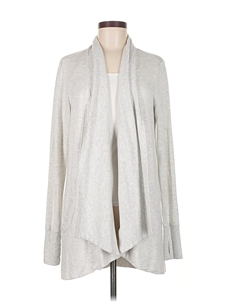 Pre-owned Athleta Kimono In Gray