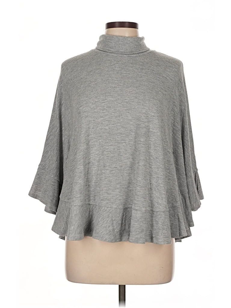 Pre-owned Michael Stars Poncho In Gray