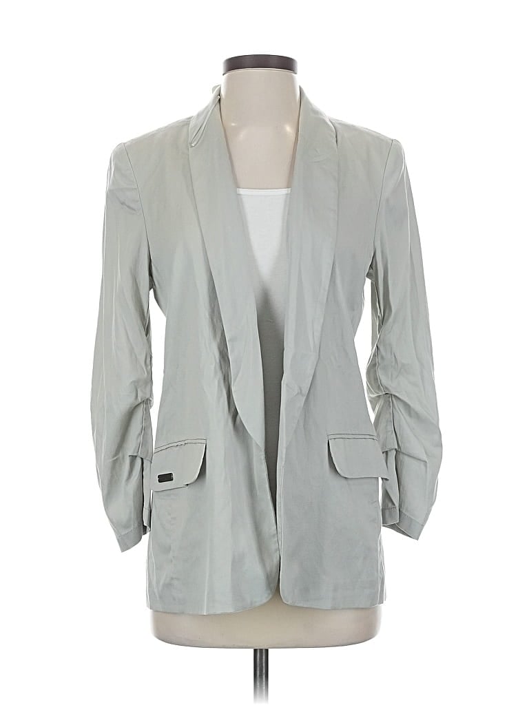 Zhrill Blazer Jacket In Gray