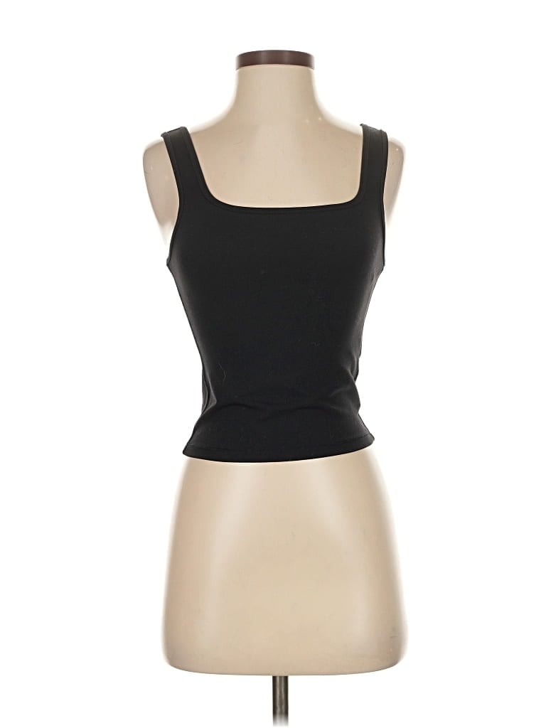 Pre-owned Abercrombie & Fitch Tank Top Black Strapless Neckline Tops