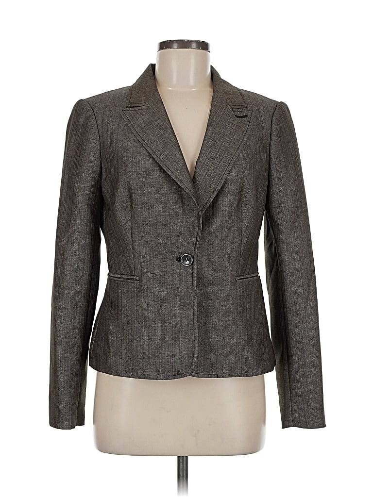 Pre-owned The Limited Blazer Jacket In Gray