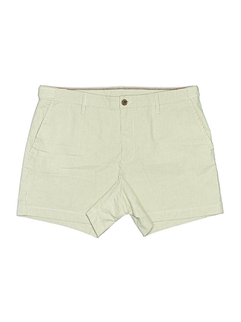 Pre-owned Tommy Hilfiger Khaki Shorts In White