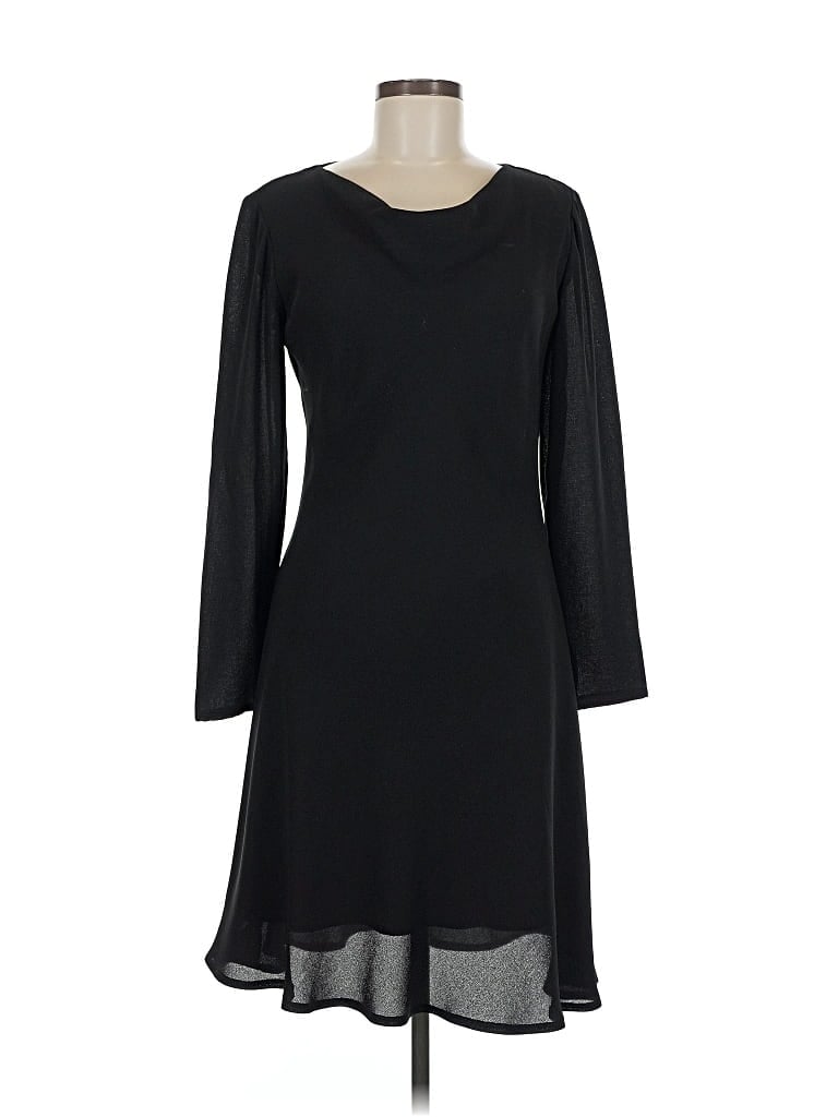 Pre-owned Liz Claiborne Casual Dress In Black