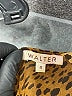Walter 100% Silk Animal Print Brown Short Sleeve Silk Top Size 4 - photo 7
