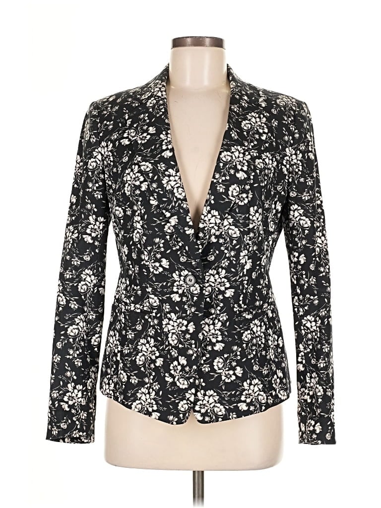 Pre-owned Ann Taylor Blazer Jacket In Black