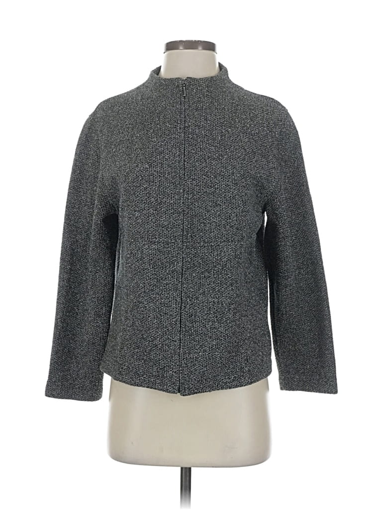 Pre-owned Liz Claiborne Turtleneck Sweater In Gray