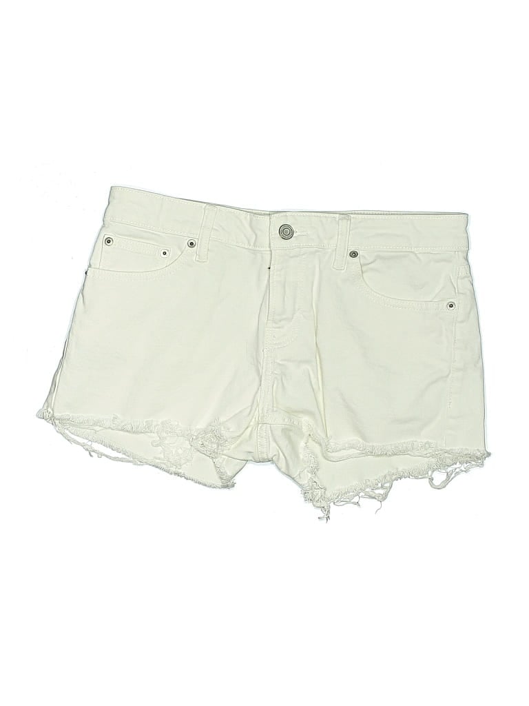 Pre-owned Lucky Brand Denim Shorts In White