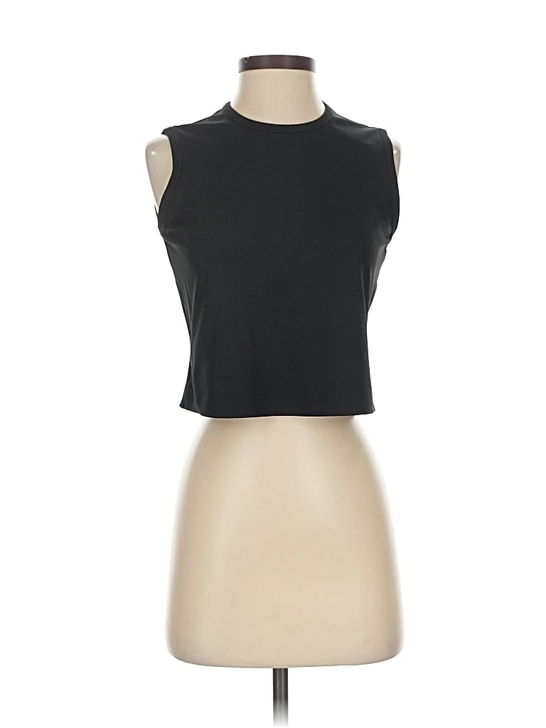 Pre-owned Uniqlo Sleeveless T-shirt In Black