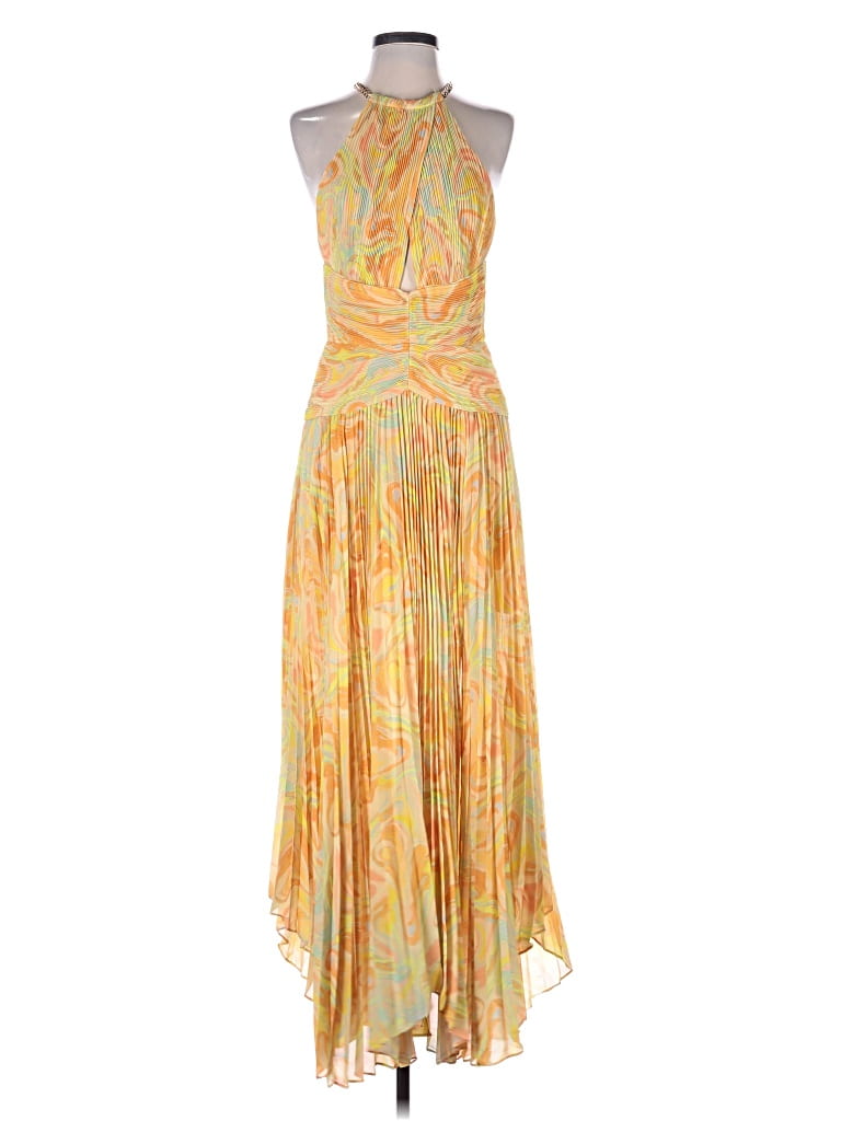Pre-owned Aiifos Cocktail Dress In Yellow