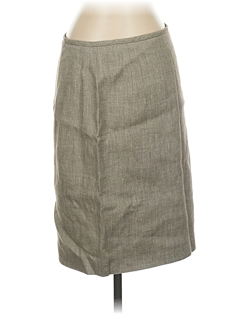 Pre-owned Elie Tahari Casual Skirt In Gray