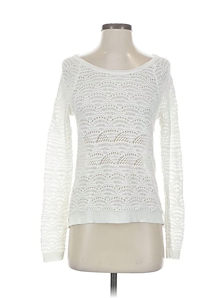 Ann Taylor Loft Pullover Sweater In White