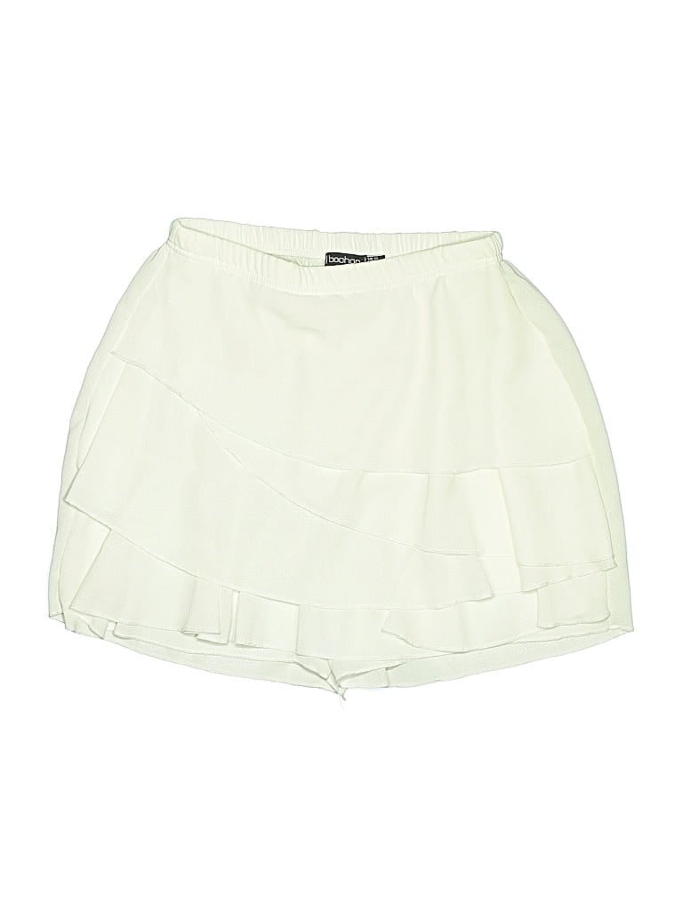 Pre-owned Boohoo Skort In White