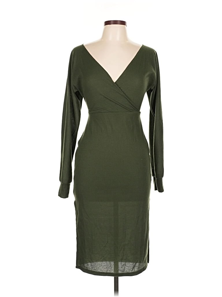 Pre-owned Boohoo Cocktail Dress In Green