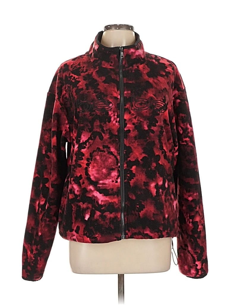 Pre-owned Bebe Sport Track Jacket In Red