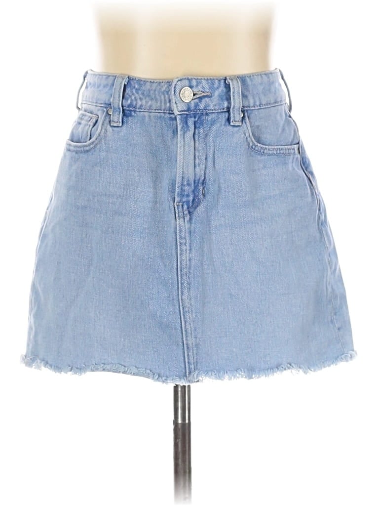 Pre-owned Pacsun Denim Skirt In Blue